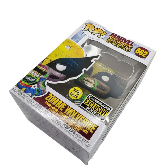 Funko POP 662 GITD Marvel Zombie Wolverine NIB - Picture 3 of 9